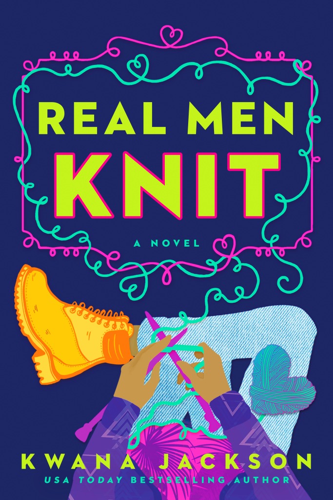 Real Men Knit baby K.M. Jackson